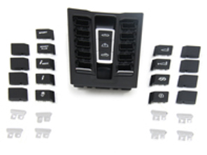 Centre console combined switch repair kit. Porsche 991.1 2014-15 Cabrio - 99161396705DML, 99161396707DML, 99161396705, 99161396707