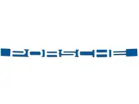 Logo trasero 'PORSCHE', adhesivo en Azul. Porsche 911 72-73 - 91155903500, 91155903503, 91155903501