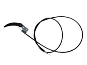 Front bonnet lock cable. Porsche 924 / 944 - 477823531A