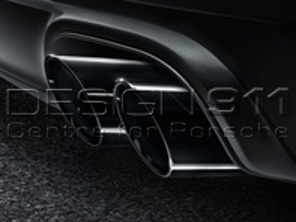 Tuyaux d'échappement SPORT en NOIR. Porsche 991.2 C2 / C4 / Targa 4 2016>> - 99104420021