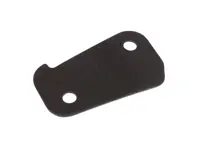 Shim for door striker plate, 1 mm, Black. Porsche 911/912 - 90153170320 - 1687551300