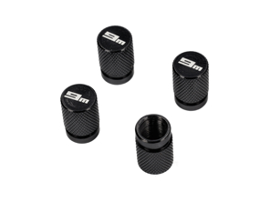 Radventilkappensatz aus schwarz eloxiertem Billet-Aluminium. - 00004460100 - 9M90026500151