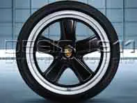 19' Sport Classic Black Finish lichtmetalen velgen voor Porsche auto's - 99704460251, 99704460252, 99704460250, 99704460351, 99704460352