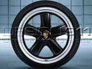 19' Sport Classic Black Finish lichtmetalen velgen voor Porsche auto's - 99704460251, 99704460252, 99704460250, 99704460351, 99704460352