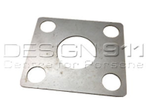 Bisagra de la puerta de la placa de ajuste. Porsche 356 - 64453132105, 64453132110, 64453132115, 35652201, 64453132100