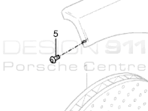 Piastra copridisco freno Bullone. Porsche Carrera GT
