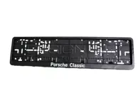 Porsche Classic Kentekenplaathouder. - PCG70120100, PCG70120101