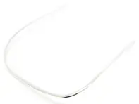 Embellecedor de cristal de luneta trasera, cromado. Porsche 356 B-T6 / 356 C - 64454591206, 64454591106
