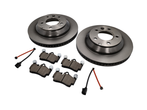 Kit plaquettes et disques de frein arrière. Porsche Cayenne 955 3.2L et 4.5L - 95535240131, 95535293906, 95561236532