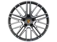 Cerchio in lega Turbo V anteriore finitura Titanio 20" 8.5J ET40 (Inverno) PCD 5/130 - 992601025QOC6