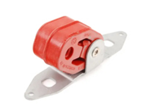 Supporto gancio di scarico medio con gomma. Porsche 955/957 Caienna - 95511122740, 95511122730