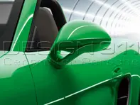 Rétroviseur extérieur SportDesign avec base de miroir en forme de V. Porsche 981 Boxster / 981C Cayman 2013>> RHD - 98104480106, 98104480107