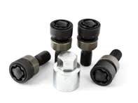 Kit bulloni ruota di bloccaggio NERO STD Dimensioni THATCHAM - Porsche originale - 99136105700, WHT006980C, WHT006980A, PAF009593, 9A700698000, 00004460280