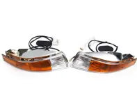 Kit indicatori di direzione e lente anteriore con lente cerchio CROMATA Porsche 911 - 91163194301, 91163194401, PCG63193520, PCG63193620, 91163197000, 91163197001