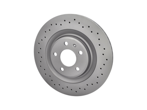 Bremsscheibe hinten, Ø: 330 mm. Porsche Macan MK1 2.0L / 3.0L Benzin / Diesel / GTS & MK2 ab 2019, Sportlackierung Z - 95B615601A, 95B615601G, 95B615601F - 100.3358.52
