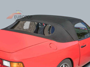 Parte posteriore del cofano della cabriolet con lunotto trasparente. Porsche 944/968 - 941561053101, 941561053102, 941561053103, 941561053107, 941561053301, 941561053303, 941561053304, 941561053102XW, 941561053102XW, 941561053103ZL, 941561053105YH, 94156105310A03, 941561053107JW, 941561053105XF, 94156105310B39