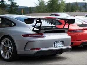 Spoiler posteriore a coda d'anatra in fibra di carbonio. Porsche 991.1 / 991.2 GT3 RS / GT2