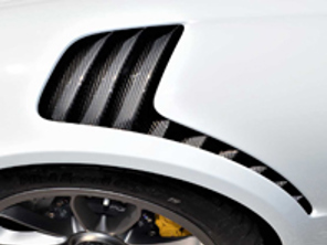 Copri feritoie parafango anteriore, in fibra di carbonio. Porsche 991.1 GT3 RS - 99150352490, 99150352390 - SF/C/991-503-524-90/GT3RS