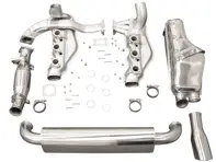 Vollauspuffanlage für Porsche 964 in Edelstahl - 1620001210, 1621400710, 1621100606, 1621101900, 1621200100, 1625000300, 1625000900, 1623400100, 1620701100, 1620600900, 1620606200, 1620301400, 1623104480, 1623104470, 92.247SCLAMP, 99311119500, 96411119205, 96411119800, 90007428202, 99908405202, 99908500102, 92.241S, 92.280S, 92.560S, PO-92260S, 91.024S, 91.023S, 96411104205, 96411321316, 96411321315, 96411104504, 96411104502, 96411104605, 96421104004, 96421103905, 96421103932