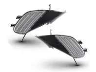 Ripetitori laterali LED con lente trasparente. Porsche Cayenne 955 - 95563103300, 95563103301, 95563103400, 95563103401
