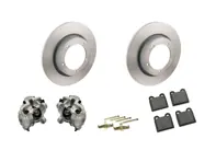Kit pinza freno anteriore, disco e pastiglie freno. Porsche 356C 1963-65 - 90135196510, 90135196610, 90135196511, 90135196611, 90135140112, 91135293901, 91135293902