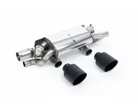Milltek 运动型排气后消音器（PSE），搭配 GT-115 Cerakote 黑色尾嘴。适用于 2015-19 款保时捷 991.2 3.0LT / S / GTS - 9P1251053A, 9P1251053C, 9P1251053B, 9P1251053D - SSXPO199