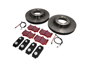 Pacchetto dischi freno con pastiglie freno Sport EBC Porsche 997 C2 3.6L - 9963514XX04BRE, 99635141004, 99635140904BRE, 99635140904, DP31515C, 99635108901, 99761275701, 99761267801, 99635194911, 99635194912, 99635194913, 99635194910, 99735194902, 99735194903, 99735194904, 99635140903, 99635141003, 09C87711, 9P1615301A, 9P1615302A, 99761275700, 99761267800, 1697301580, 1697302000
