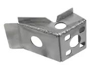 Soporte de bisagra de puerta superior e inferior. Porsche 356C - 64450123100, 64450123200 - PP104DBL, P104DBL, PP104DBR, P104DBR