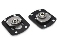 Ensemble de montage supérieur avant avec plaque de carrossage réglable. Porsche 924 / 944 / 968 - 477412345, 95134301804, 95134301830, 94434390301, 95134301831