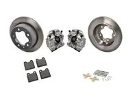 Kit pinza freno posteriore, disco e pastiglie freno. Porsche 356C 1963-65 - 91135293901, 91135293902, 90135240111, 90135296510, 90135296610, 90135296511, 90135296611