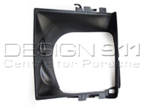 Condotto aria per paraurti anteriore. Porsche 958 Cayenne Turbo / Diesel 4.2L - 95857564121, 95857564221