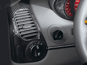 Grille d'aération latérale en carbone. Porsche 996 / Boxster 986 - 00004480113, 00004480112 - 00004480113, 00004480112