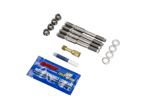 Bremssattel-Befestigungsbolzensatz für 350-mm-GiroDisc-Bremsscheiben vorne. Porsche 996 / 997 / 981 - 99906705309, 9A700758500, 99906705409