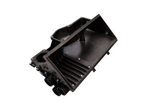 Unterteil des Airbox-Gehäuses. Porsche 911 1976-83 - 91111010620, 91111010613, 91111090600, 91111010622