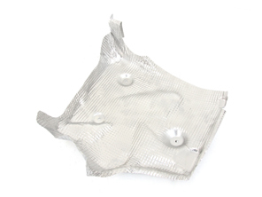 Bouclier de protection thermique de pare-chocs arrière, extérieur. Porsche 991.2 GT3 18>> - 99150547980, 991505478080