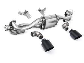 Milltek GPF-achterklep uitlaatsysteem met Cerakote zwarte GT-115 uitlaatpijpen. Porsche 718 Boxster / Cayman / GT4 2020>> - 982251053F, 982251053H, 982251053K, 982251053E, 982251053D, 982251053G - SSXPO190