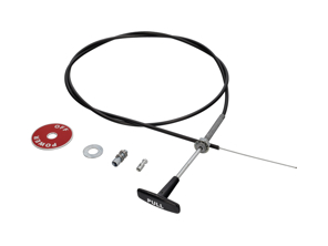 Rennline Remote Pull Cable Kit mit T-Griff. Porsche 911/964/993 - EL21, EL61