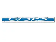 Decorative foil, side, in Riviera Blue for Porsche 996 GT3 RS - 99655933393, 99655933391, 99655933491, 99655933493