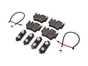 Kit pastillas de freno, sensores y calzas DELANTERO Porsche Boxster 986 S 3.2L ABS - 99635294903, 99635108802, 99661236501