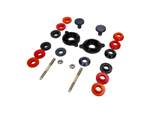 Paire de supports moteur réglables semi-solides. Porsche991 - 99137504901, 99137504902, 99137504904
