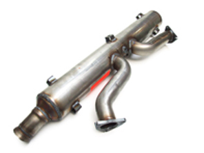 保时捷 993 DesignTek 专用排气催化转换器 Bischoff 法兰 - 99311321316, 99311321317, 99311321316/1, 99311321321 - BM91346