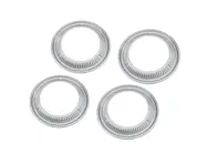 Zierringe 4er-Set. 16" Stahlfelge. Porsche 356 vor A - 35668108, 356 68108, 356 68118, 35668118 - 356-A DECOR RING