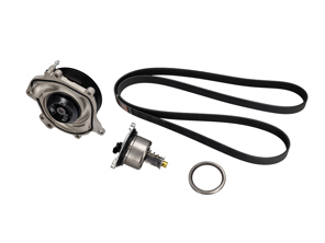 Pompa dell'acqua con alloggiamento, cinghia e kit termostato. Porsche 991.2 Carrera / 992.1 Carrera / 2S / 4S / turbo / 992.2 Carrera 2 - 9A712168800, 0PB121688, 9A110655900, 9A110622603, 9A110622602, 9A712111000, 0PB121110A, 0PB903137A, 9A110221800, 0PB903137G, 0PB121010D, 0PB121010, 0PB121010A, 9A210603974, 9A210603973, 9A210603972, 9A210603971, 9A210603970
