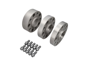 Entretoises de roue H&R DRA TRAK+ System en argent PCD5x130 pour Porsche