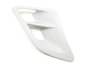 Rear 1/4 panel air intake grill frame. Porsche 997 Turbo MKI / MKII - 99750436101G2X, 99750436201G2X