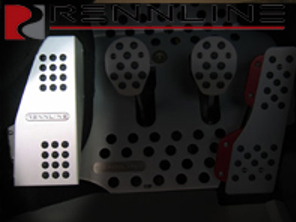 Impugnatura in gomma Rennline Dead Pedal. Porsche 911/912/930 Targa/Cabrio e 964/993/944/924/968 - P53, P53
