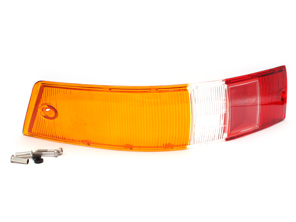 Blinkerglas hinten OHNE Rand. Porsche 911 - 91163192304, 91163192404, 14878/S, 14878/D