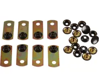Set di perni di fissaggio "maschio e femmina" per il supporto del tappeto del bagagliaio. SET DA 8 per Porsche 911 / 964 - 91150307500 - 1689550710