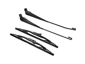 Braccio tergicristallo con spazzole, anteriore, SET DI 2, nero. Porsche 911 1965-94 - 9500003, 90162893000