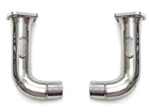 Abgas-Catbypass-Rohre. Porsche 991.2 Turbo / Turbo S - 99711300930, 997113009AX, 99711301030, 997113010AX